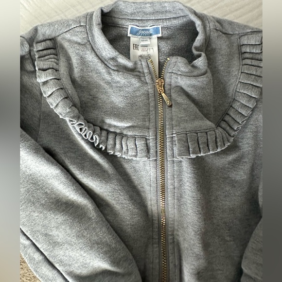 Little girls Jacadi zip sweatshirt - Picture 6 of 8